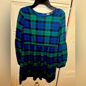GAP kids plaid flannel dress 👗